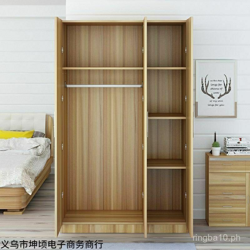 Simple Wardrobe Three-Door Four-Door Home Bedroom Large Wardrobe ...