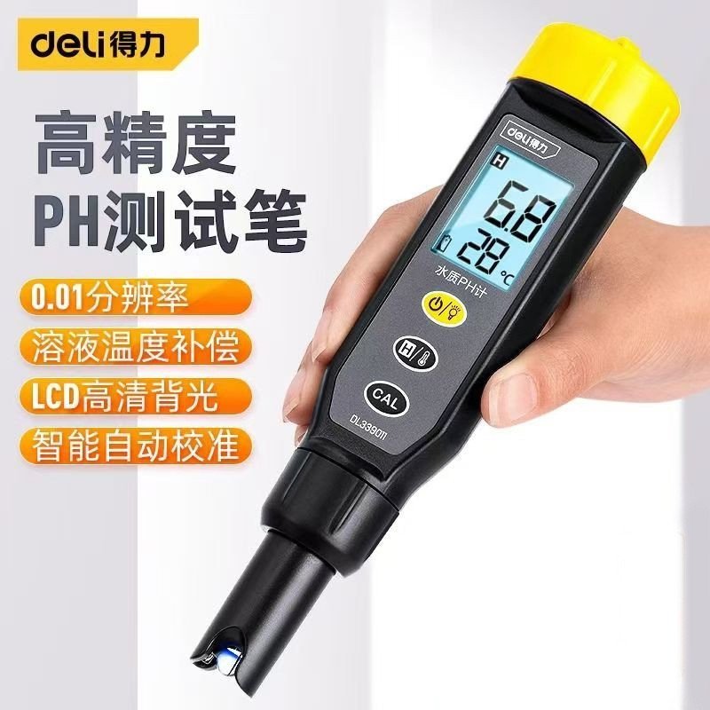 Acidity Meter Deli Tester Fish Tank Electronic Test Pen pH Level PHPH ...