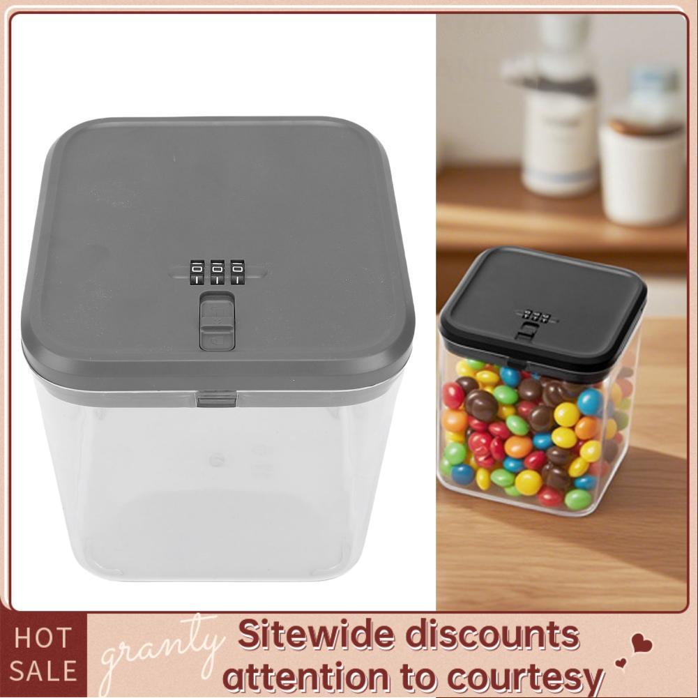 granty Fockety Lockable Storage Box 6.3x5.5x5.5in Snacks Food Phone ...