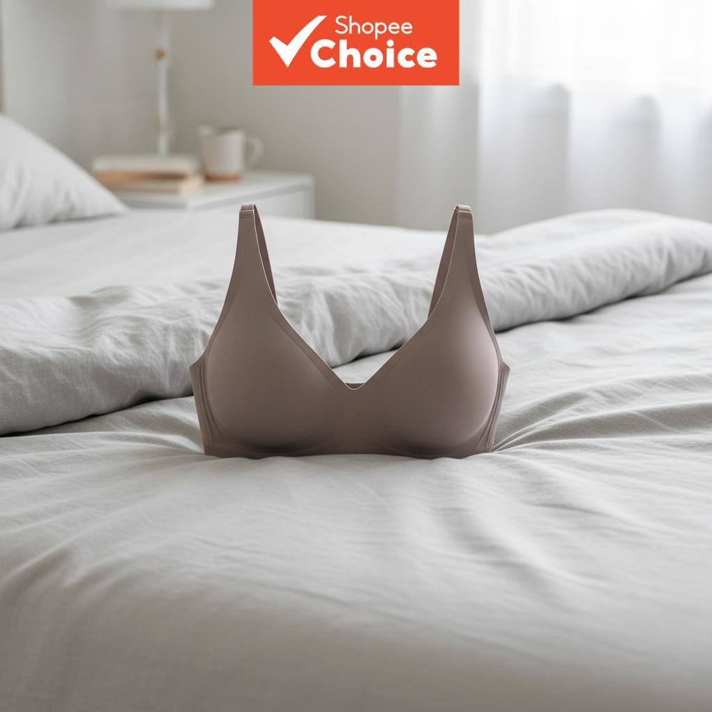 Deep V Seamless Wireless Sports Bra - Plus Size Thin Cup, Sexy ...