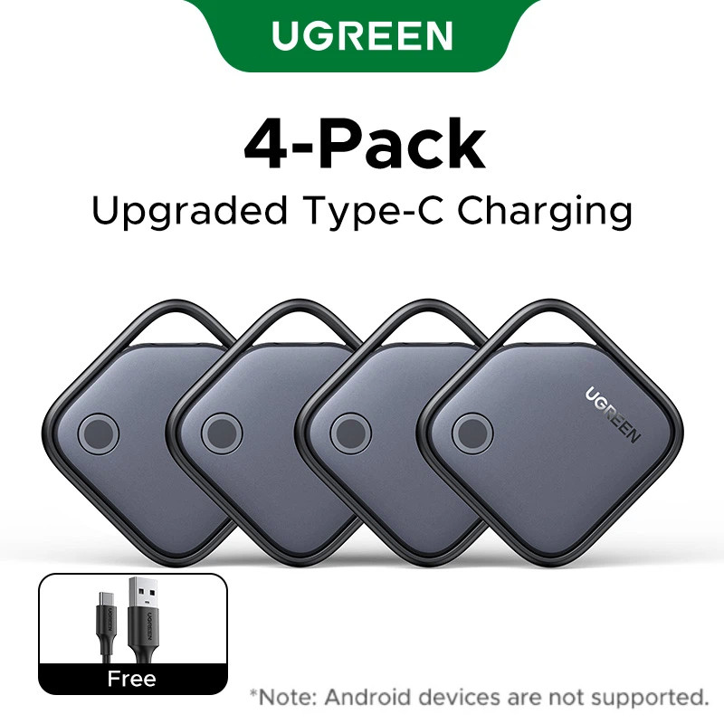 UGREEN GPS Tracker Smart Finder Usb C Rechargeable Gps Tracking Device ...