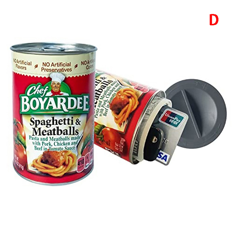 vastcouji Hidden Safe Compartment Diversion Safe Food Cans Secret Stash ...