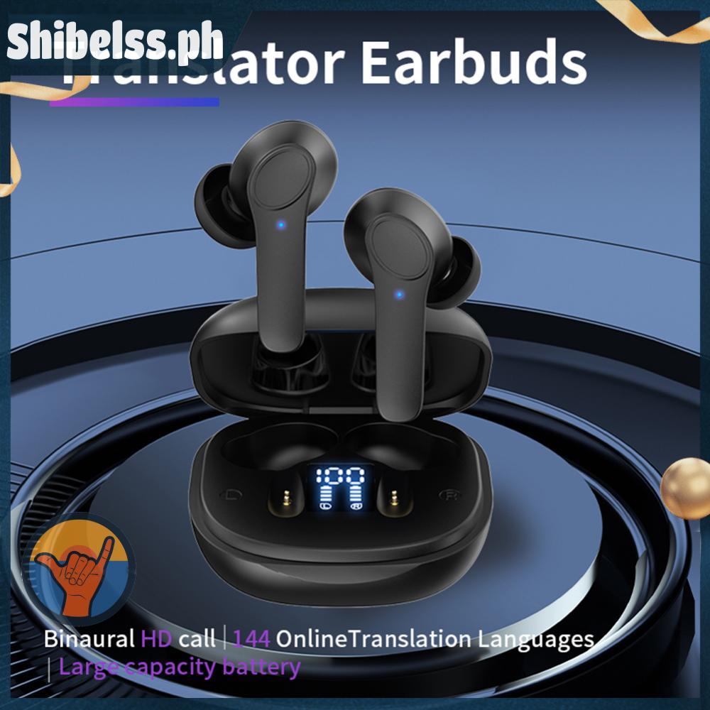 Bluetooth Translator Earbuds 144 Languages Noise Reduction Stereo