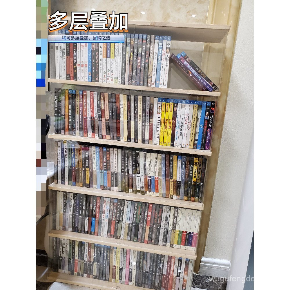 CD Rack DVD Storage Rack Album Record Disc Rack ps4Game Disc Organizer ...