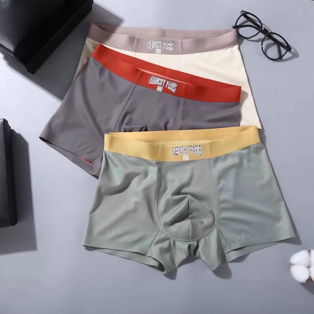 GIVENCHY2505 Men's Underwear Seamless Breathable Pure Cotton Crotch ...