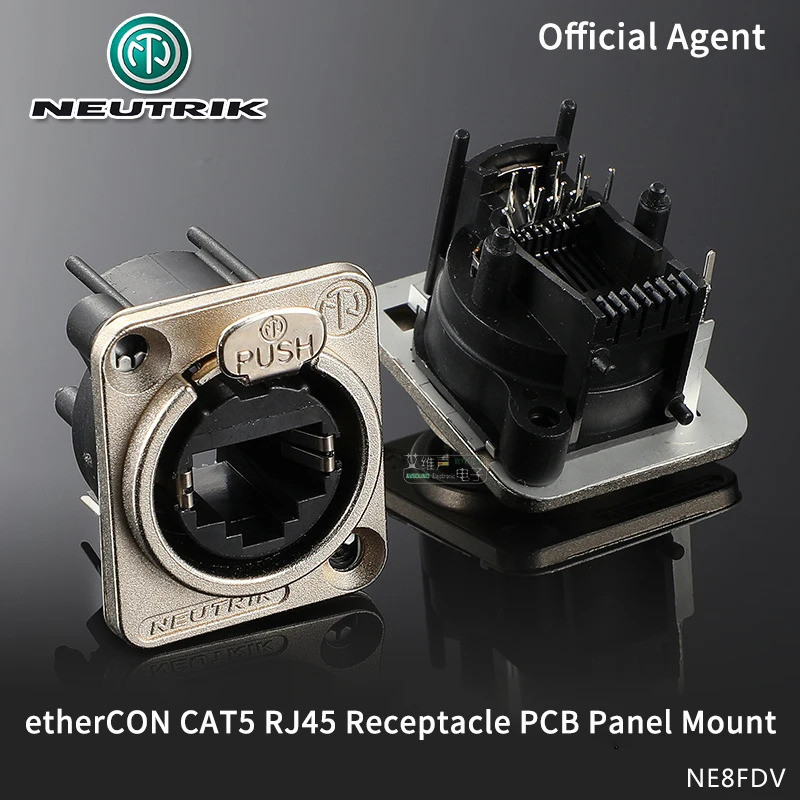 NEUTRIK etherCON Network CAT5 CAT5e RJ45 Connector PCB /Solderless ...