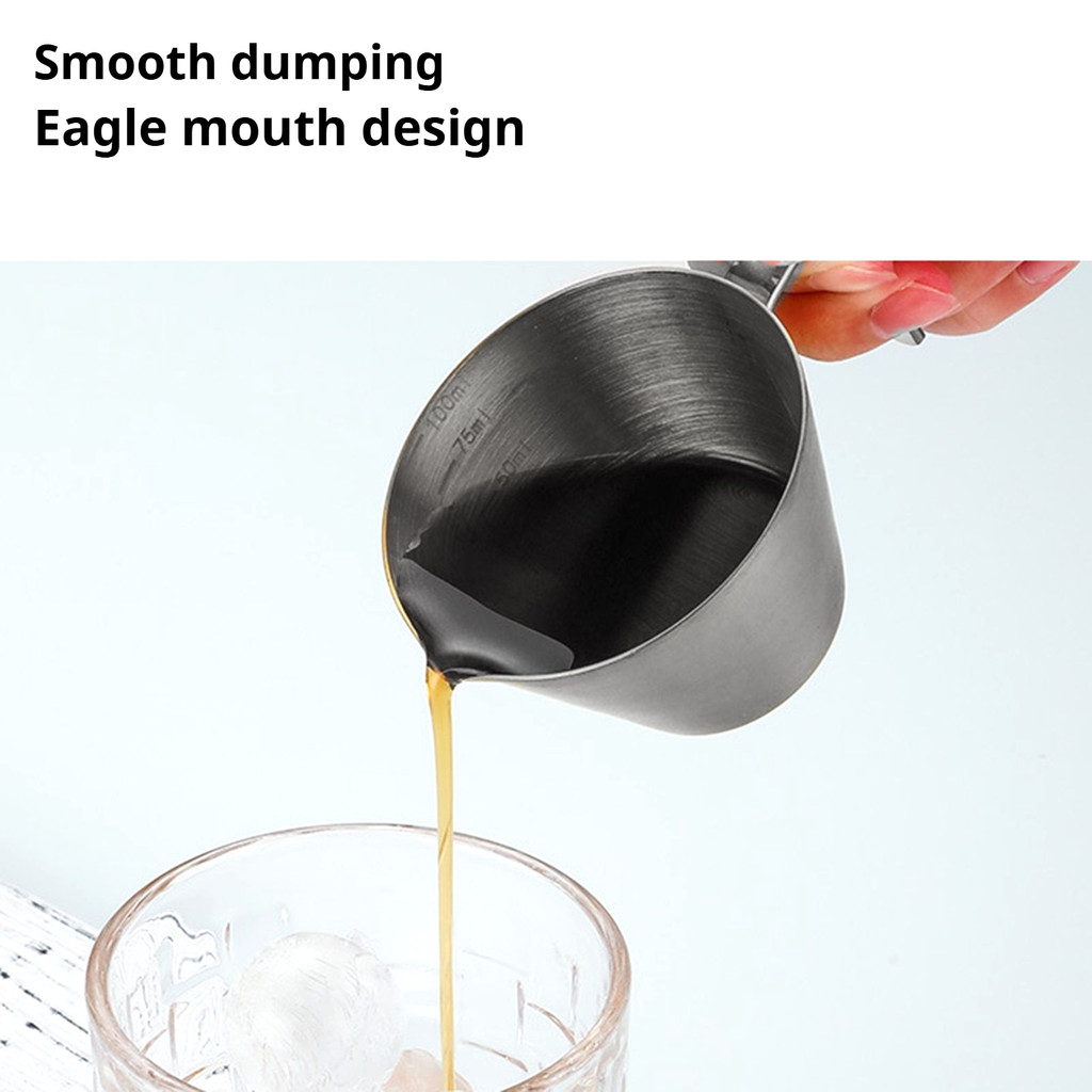 304 Stainless Steel Coffee Extraction Cup With Scale Ounce Measuring ...