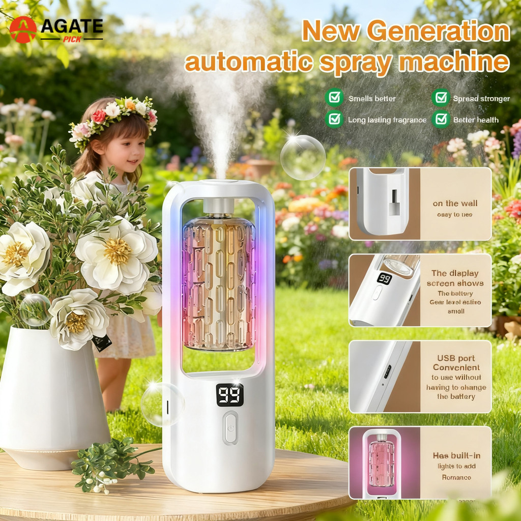 Automatic Aroma Diffuser Humidifiers Digital Display Essential Oil Air ...