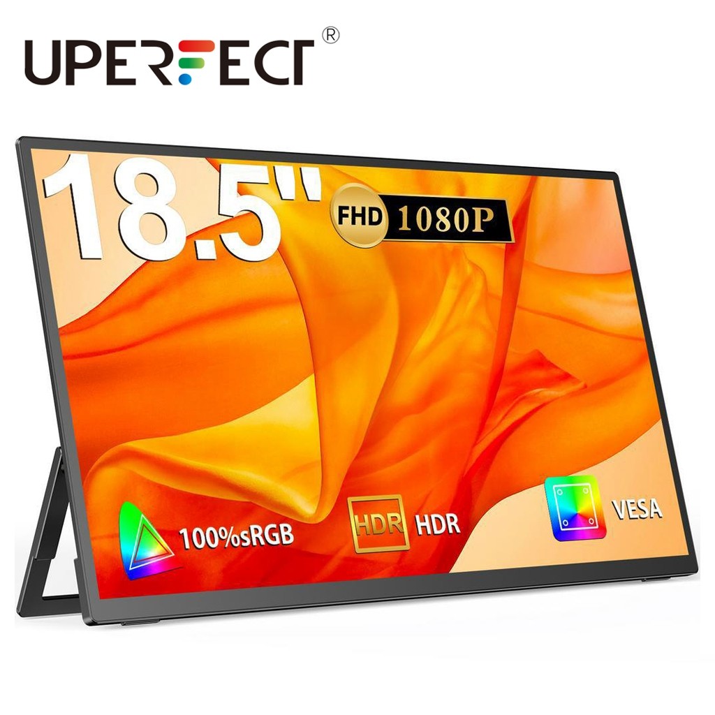 UPERFECT 18.5 inch portable monitor 1080P 144hz ips monitor gaming for ...