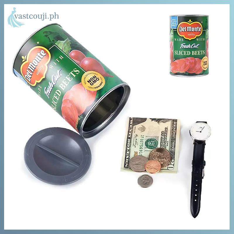 vastcouji Hidden Safe Compartment Diversion Safe Food Cans Secret Stash ...