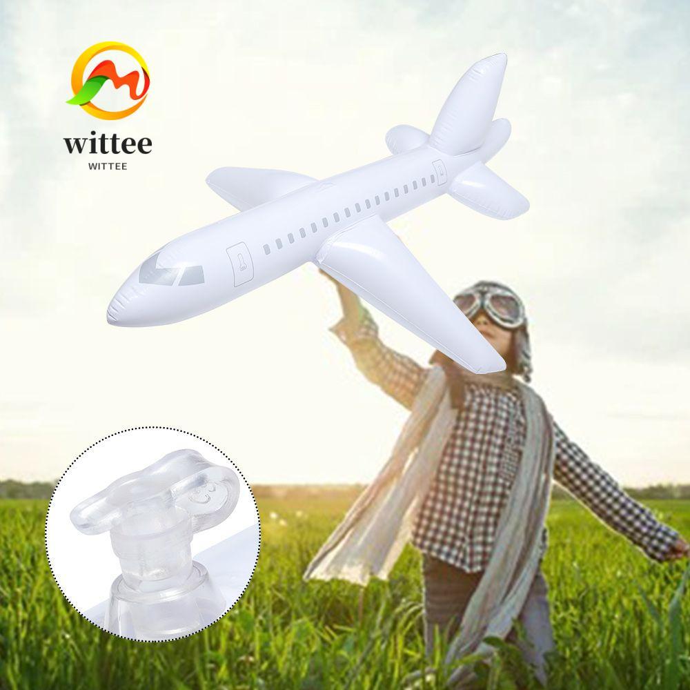 WITTE 100cm Cartoon Plane Kid Birthday Outdoor Fun Float Airplane ...