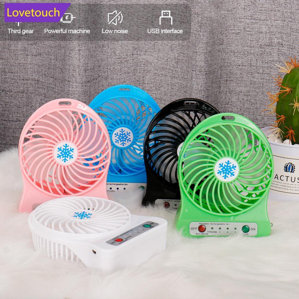 LOVETOUCH 4 inch USB Input Desktop Fan Office PC Connection Mini Fan ...