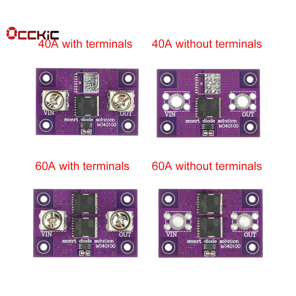 OCCKiC 40A 60A without grounding, no voltage limitation, ideal diode ...