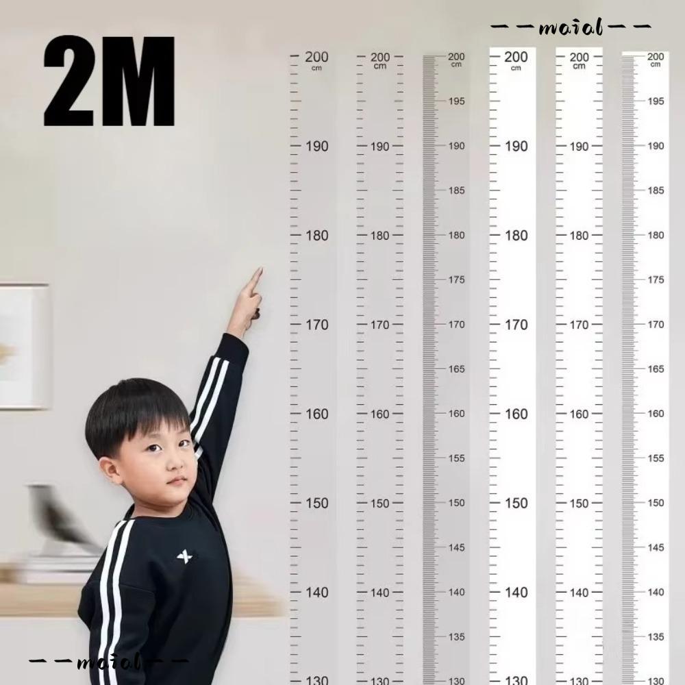 MAIAL Child Growth Chart, 2M Height Waterproof Height Measurement ...