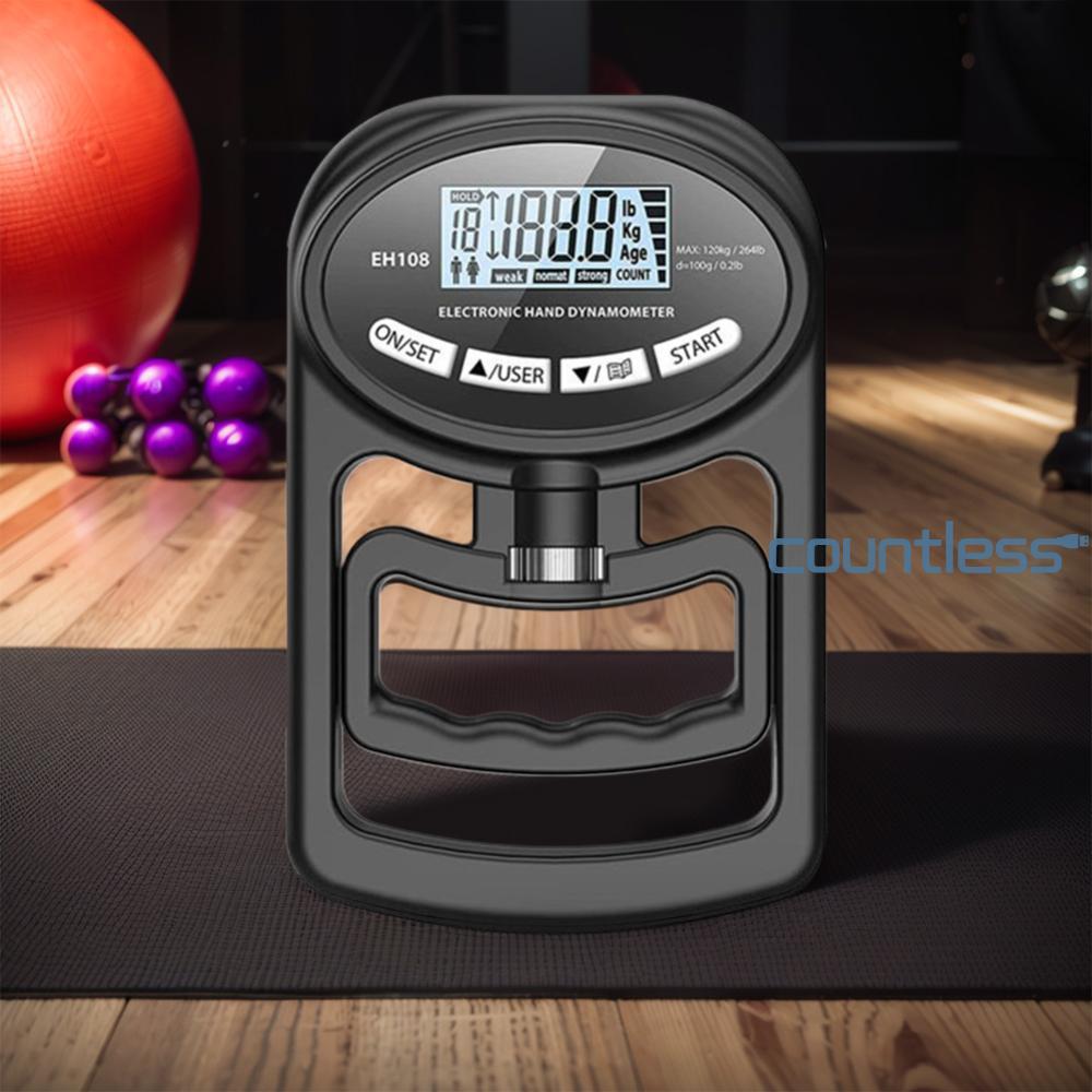 Digital Hand Dynamometer 265Lbs/120Kg Grip Strength Trainer Ergonomic ...