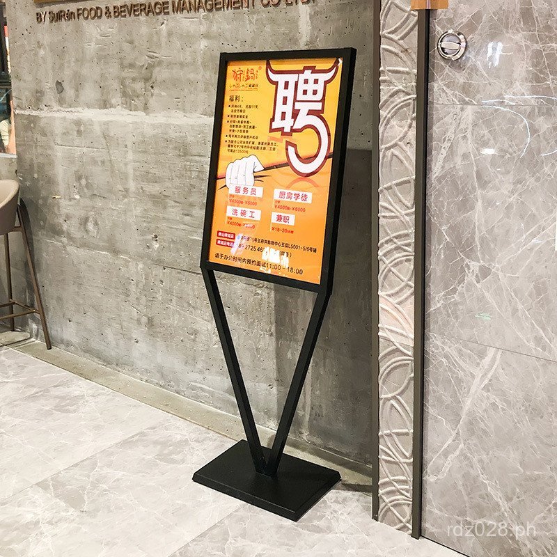 Water Sign Advertising Stand kt Board Guide Poster Stand Rack Vertical ...