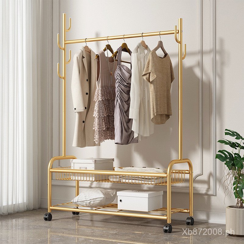 Display Rack Stall Balcony Indoor Clothes Drying Rack Floor-standing ...