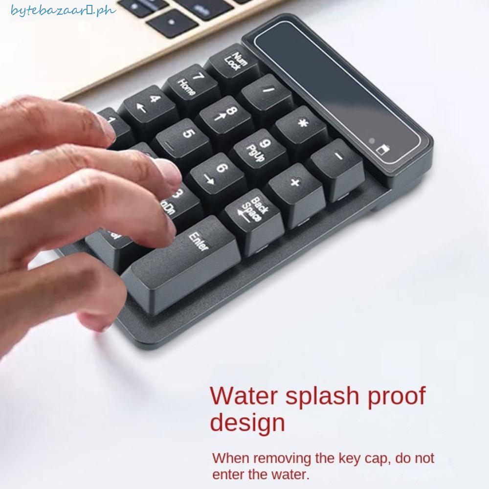 BYTEBAZAAR 2.4G Wireless Numeric Keyboard, 19 Keys Wired Keyboard ...