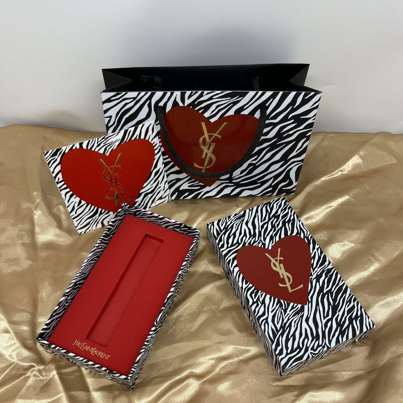 Zebra YSL Paper Bag Gift Bag Gift Box Packaging Box Packaging Bag Full ...