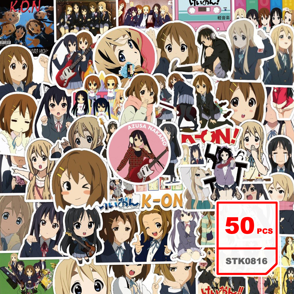 K-ON Stickers Set Japanese Anime Waterproof Graffiti Decals Sticker for ...