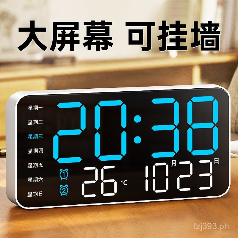 Clock Electronic Alarm Clock Desktop2025Multifunctional New Large ...