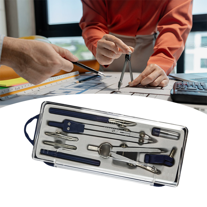 1 Set Practical Drafting Supplies Adjustable Drawing Compass Kit ...