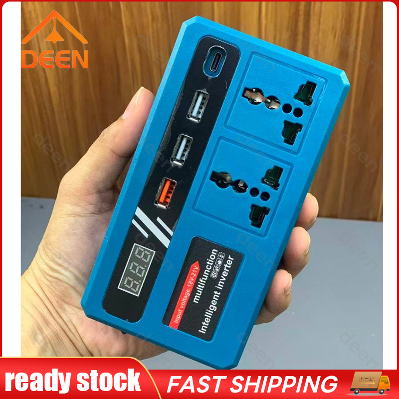 NEW VERSION FM-P3 Dual Port Mini Portable Power Inverter Intelligent ...