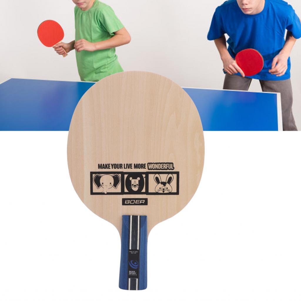 supergoodsales Alomejor Training Table Tennis Racket Pure Wood ...