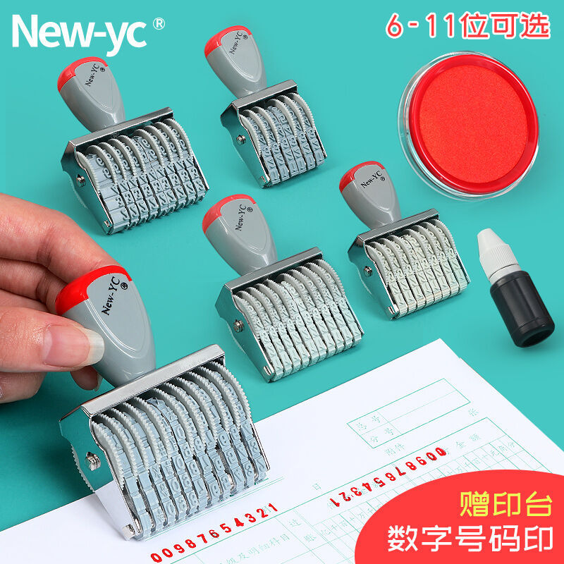 COD-Adjustable Date Stamp Number Printing Small Size Production Year ...