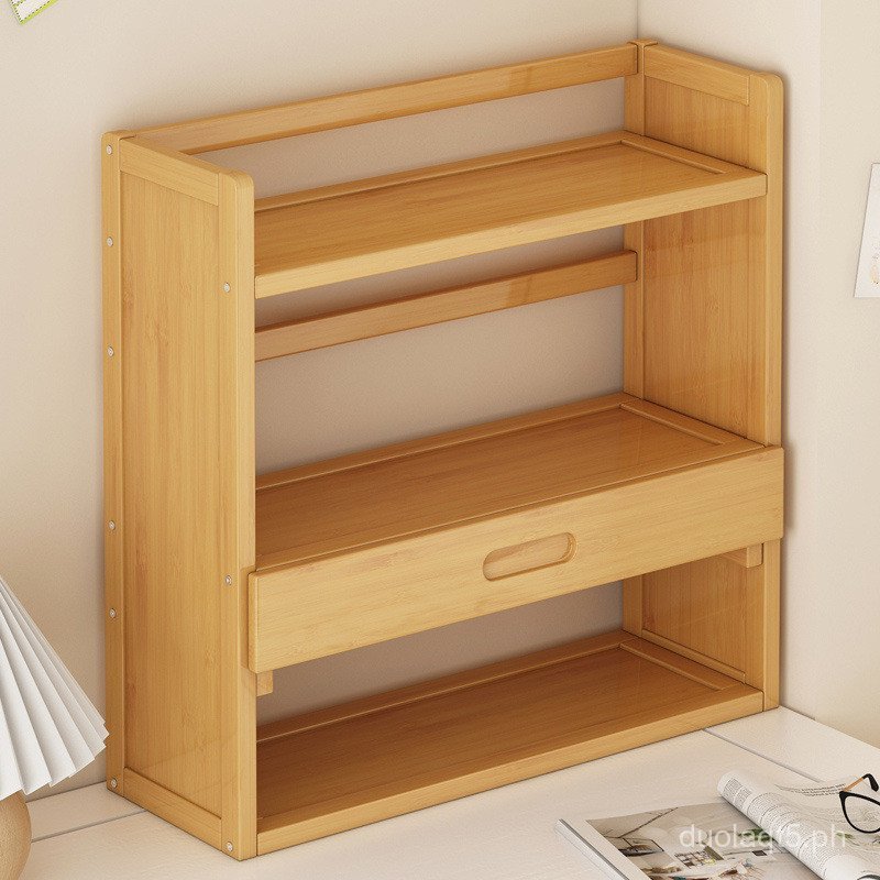 Simple Desktop Bookshelf Storage Rack Small Children's Bookcase Office ...