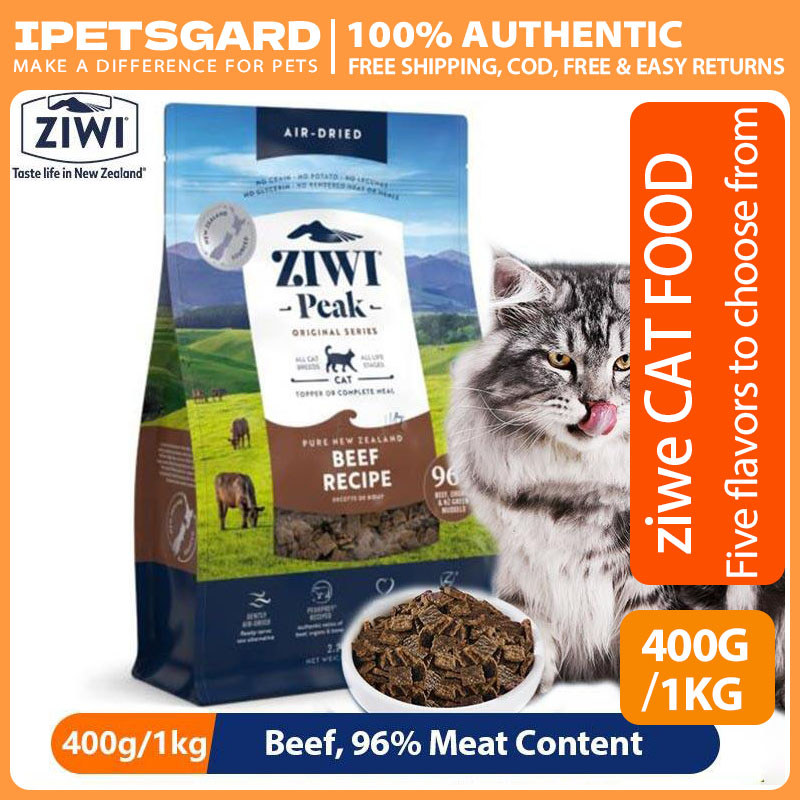 ZIWI Peak Pet Cats Air Dried Food Single Ingredient High Protein Grain ... - Cat Food With Egg As Main Ingredient And High Protein