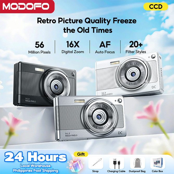 MODOFO C15 Retro Digital Camera 5K 56MP CCD Autofocus Compact Camera ...