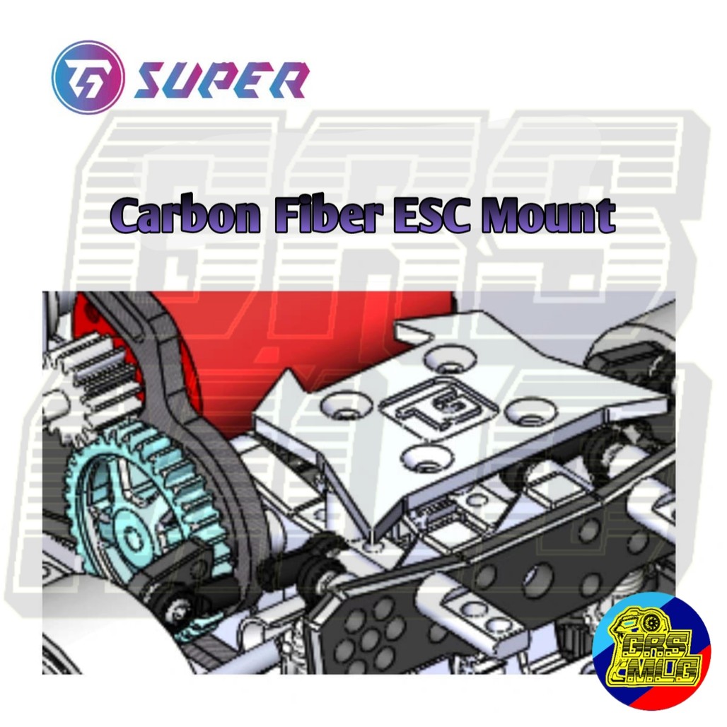 TG Super Carbon Fiber ESC Mount SET For TGS | Shopee Philippines