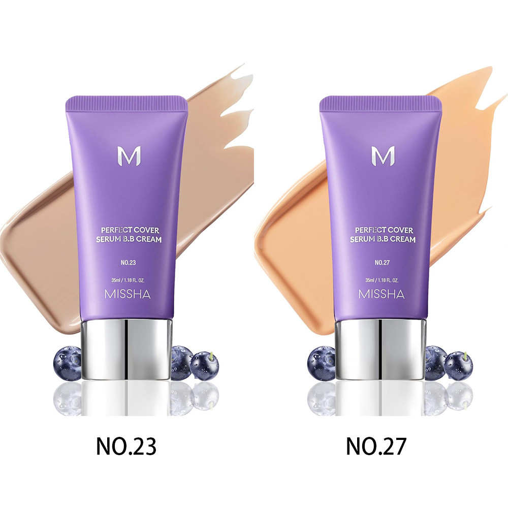 Missha M Perfect Cover BB Cream With Serum SPF50 Shade 23 Shade 27 35