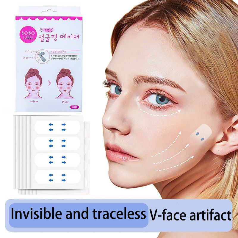 40 Pcs Thin Face Sticker Face Lifting Patch Double Chin Sticker ...