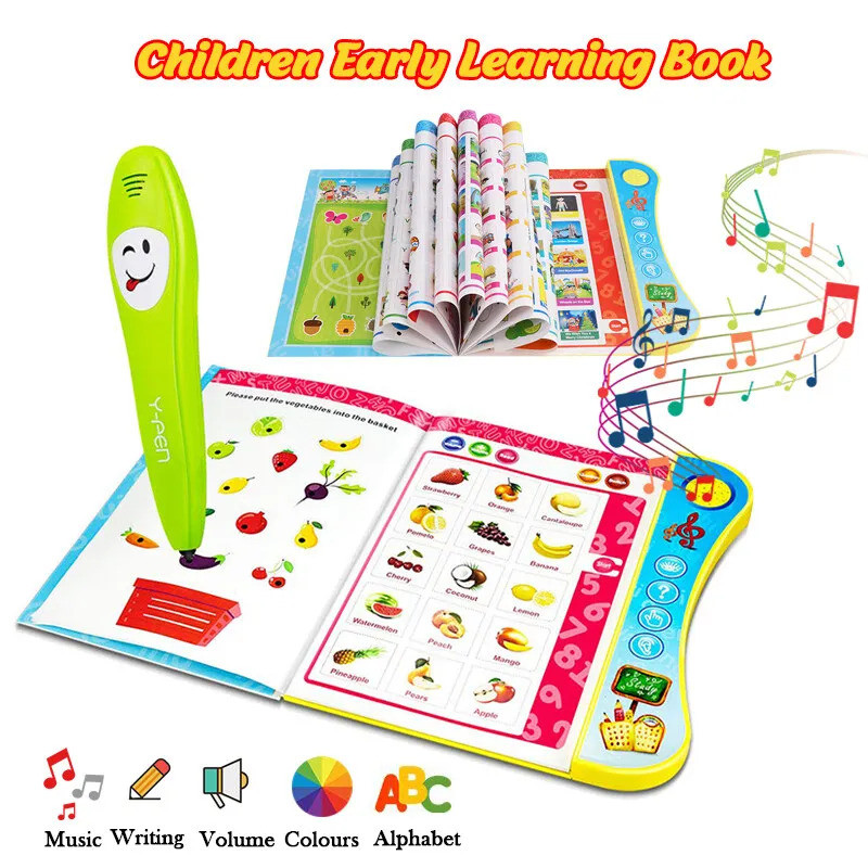 Children's Learning Machine Electronic Intercom Book Voice Learning ...