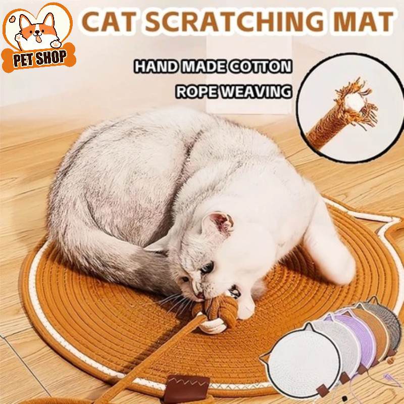 Cat Scratching Pad Indoor Sisal Cat Scratching Mat Cat Paw Scratching ...