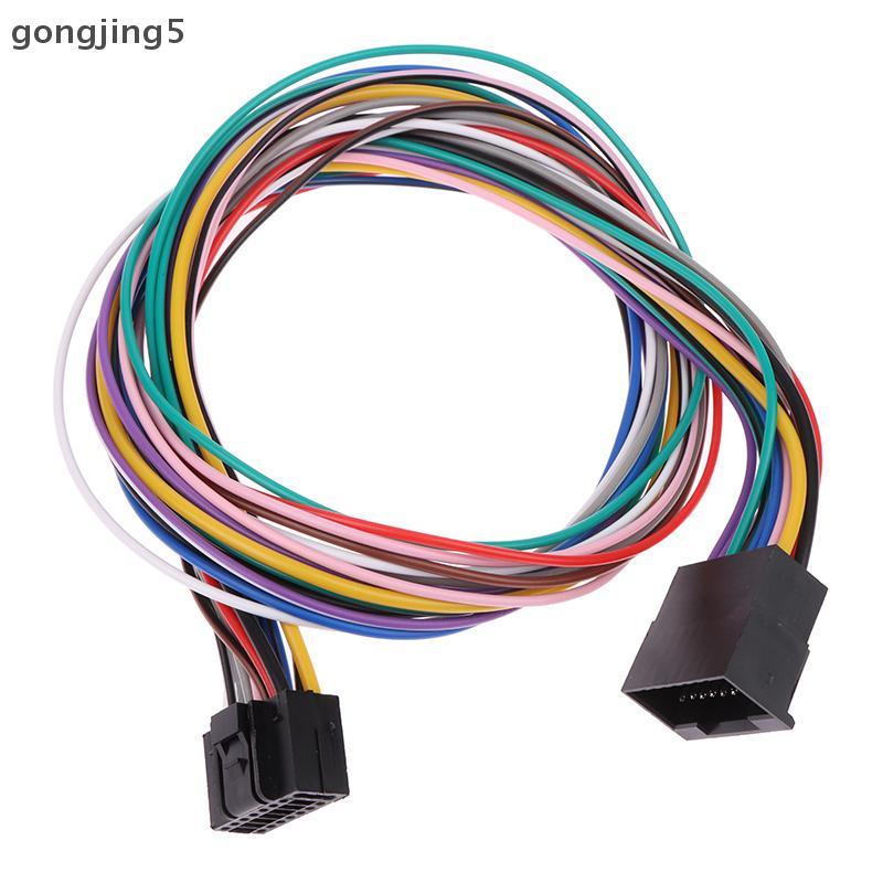 IGO 16 Pin Universal Car Stereo Radio ISO Wire Harness Kits Power Speak ...
