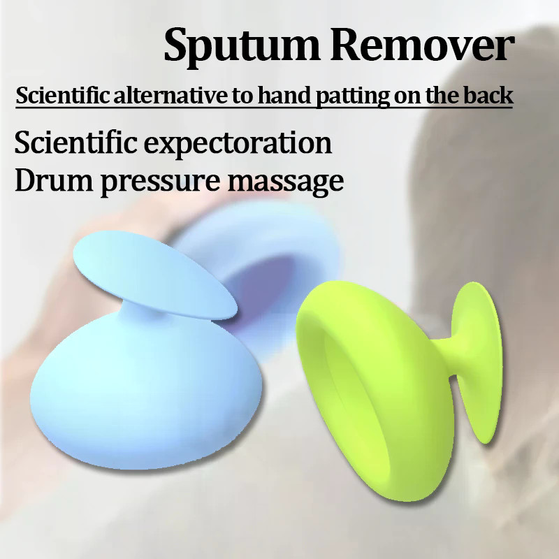Silicone Palm Chest Percussion Cup Chest Physical Aid Therapy Cup Mucus ...