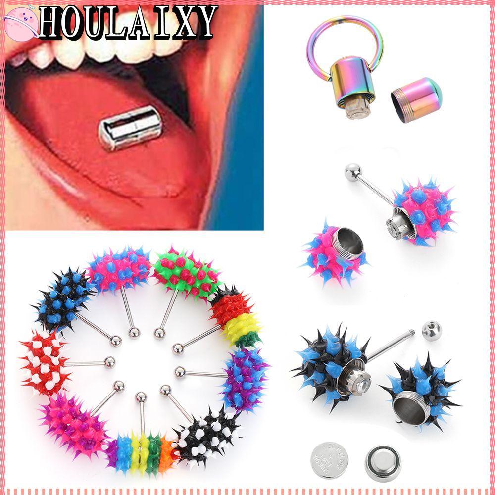 vibrating tongue bars 14G Vibrating Tongue Barbell – PiercedRepublic main image 0