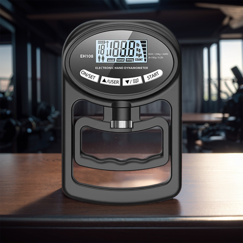 Digital Hand Dynamometer 265Lbs/120Kg Grip Strength Trainer Ergonomic ...