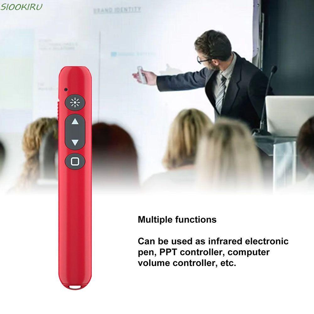 SIOOKIRU PPT Laser Flip Pen, Remote Presentation USB Control Whiteboard ...