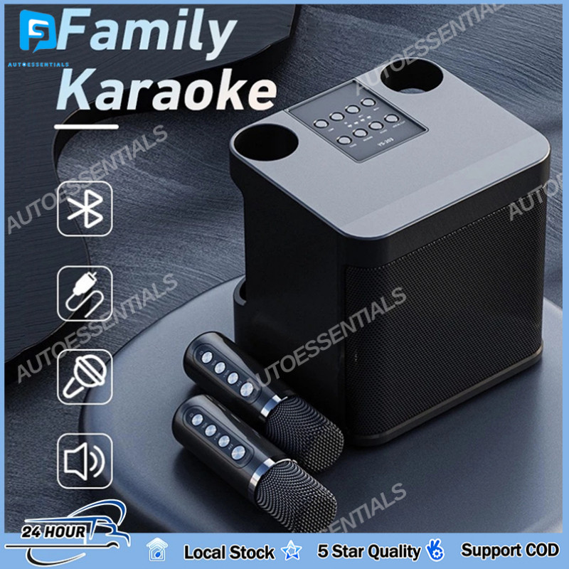 YS-203 Wireless Bluetooth Speaker with Mic Dual Microphone 3D Stereo ...