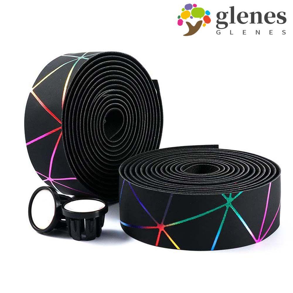 GLENES Bicycle Handlebar Tape Road Bike Multicolor Anti-Vibration Non ...