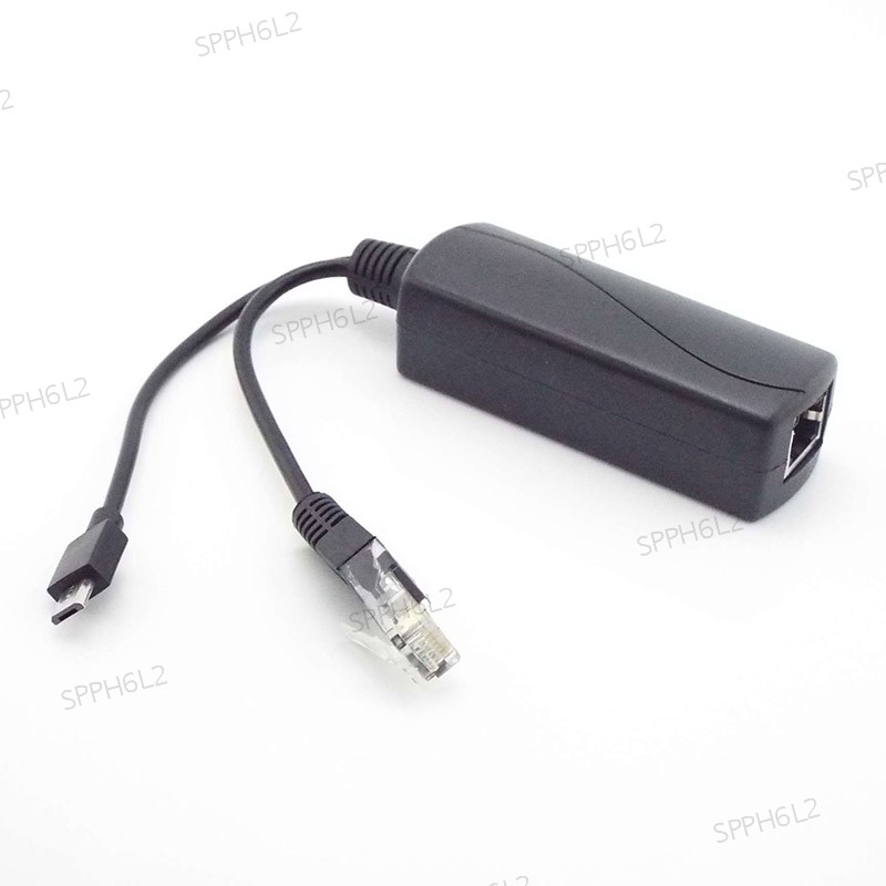 Poe Splitter 5V Poe Micro Usb Power Over Ethernet 48V To 5V Active Plug ...