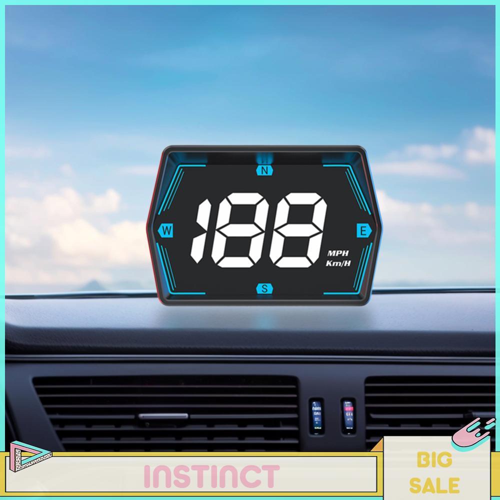 Car Digital GPS Speedometer HD LED Display Head Up Display Compass GPS ...
