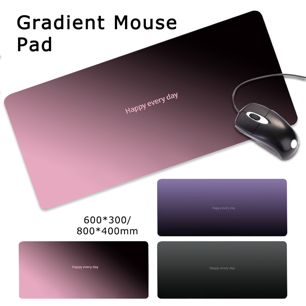 Gradient-Colored Computer Mat Mouse Pad Anti Slip Desk Mat Gaming ...