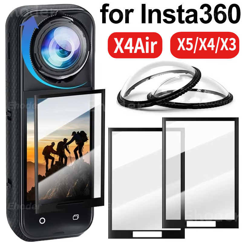 PC Lens Guards Anti-Scratch Screen Protector For Insta 360 X4Air X5 X4 ...