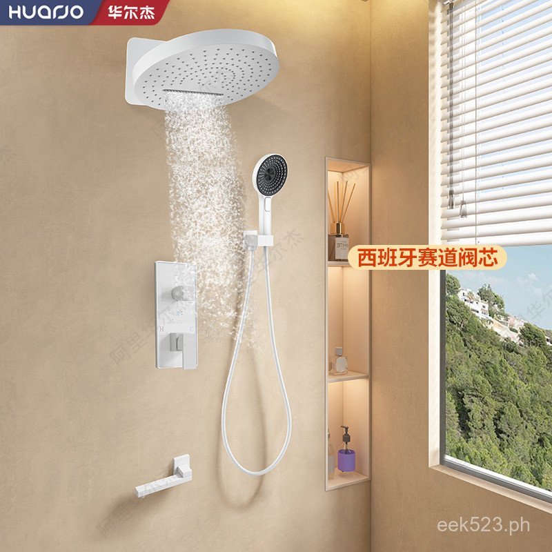 Ceiling Mounted In-Wall Shower Set with Hidden Constant Temperature ...