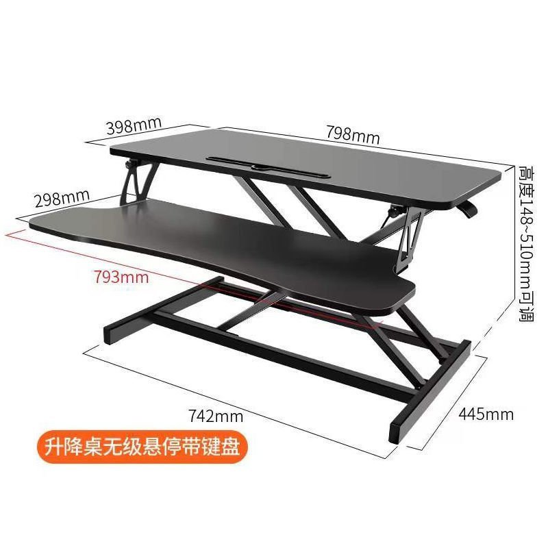 Standing Laptop Lift Computer Desk Office Desktop Monitor Folding ...